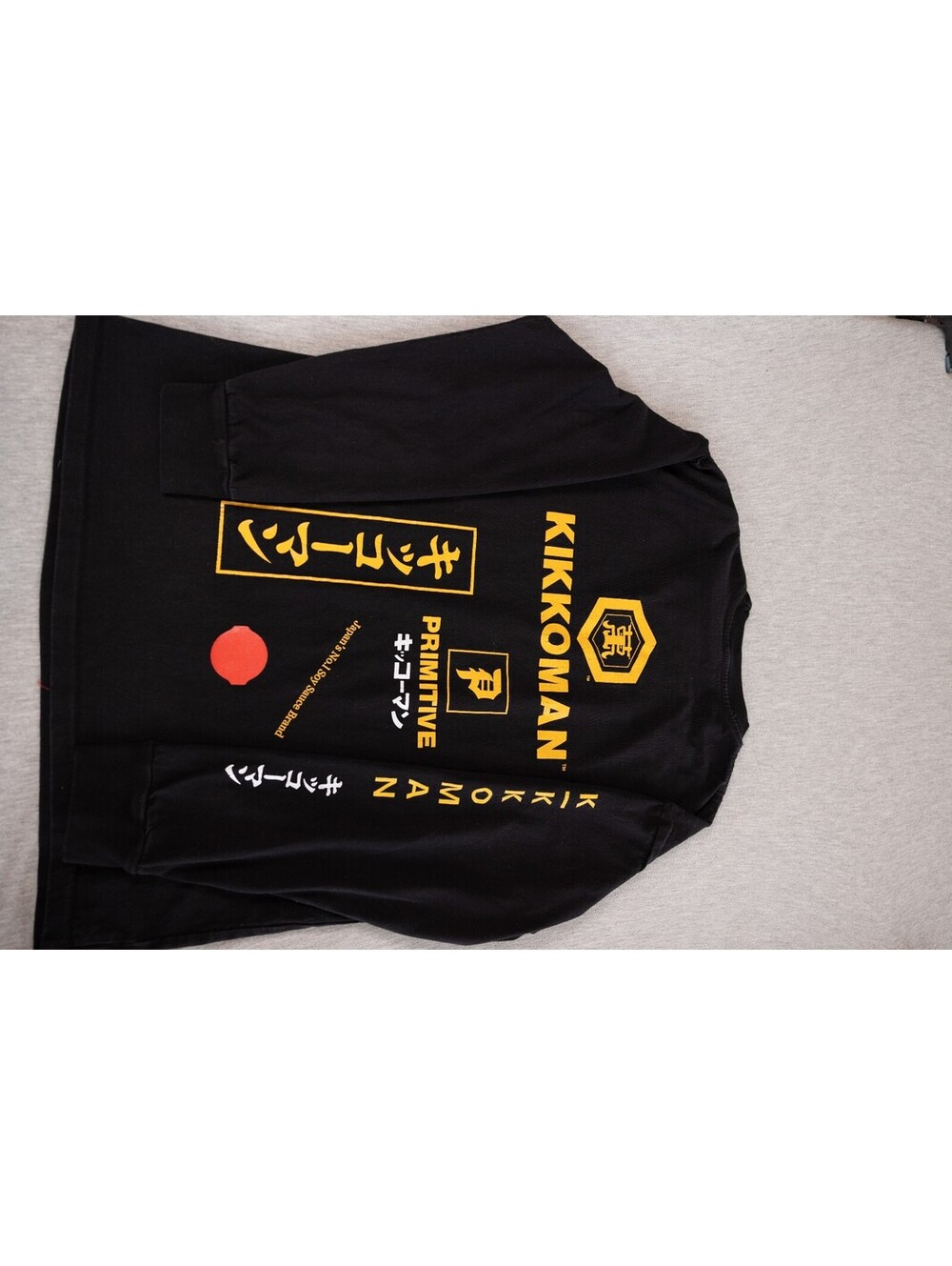 Primitive x Kikkoman Black Long Sleeve T-Shirt